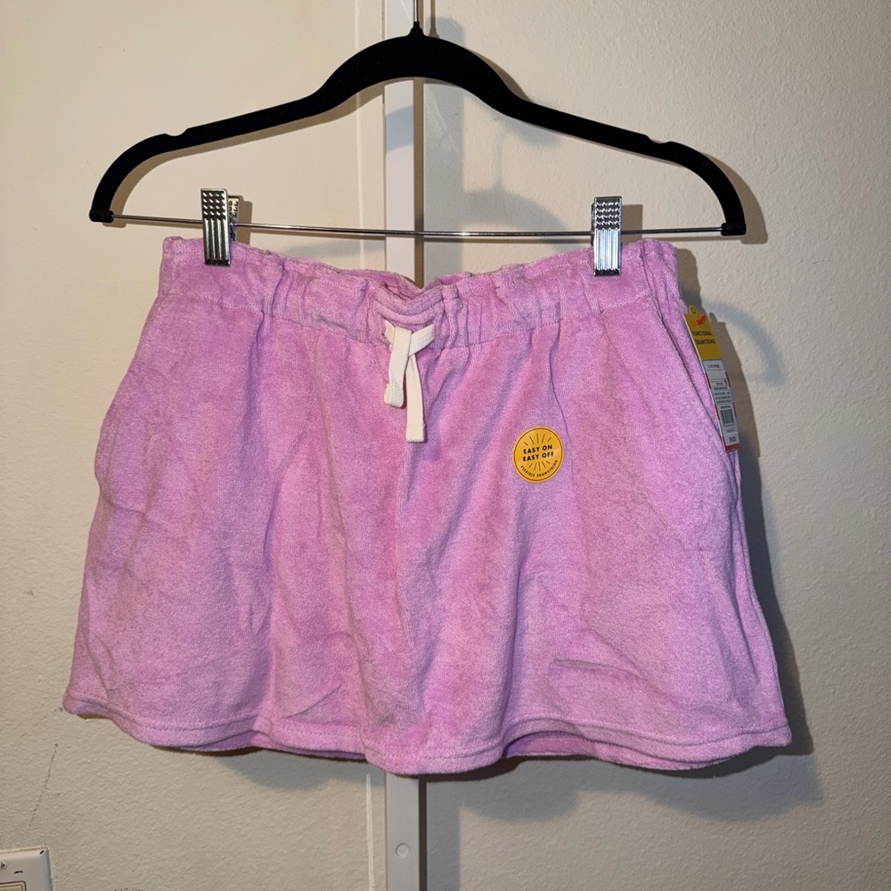 Cat & Jack Lavender Terry cloth skirt w/shorts! NEW L (10/12) Plus